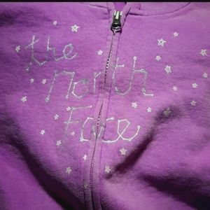 The North Face girls zip up hoodie